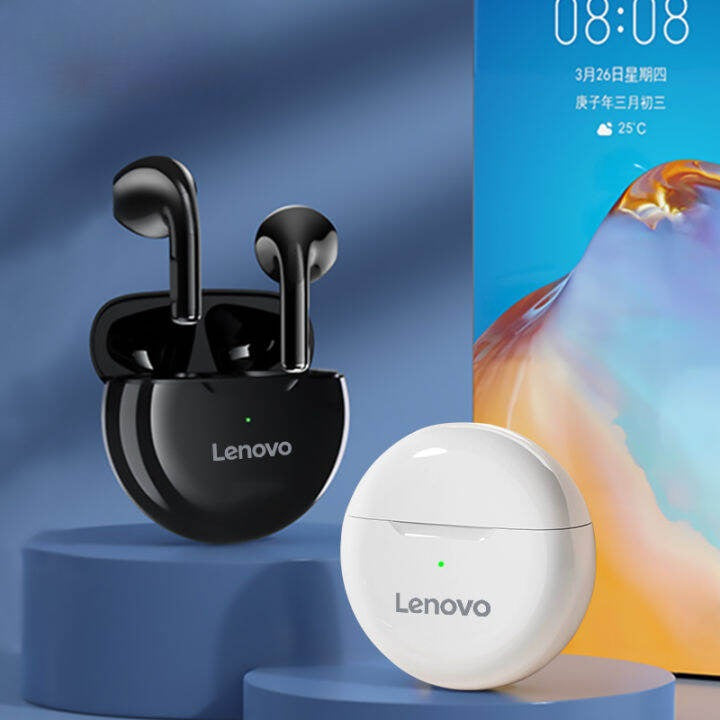 Original Lenovo HT38 Bluetooth Headset Wireless Bluetooth Headphones with Waterproo Wireless Charging Case